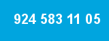 924 583 11 05